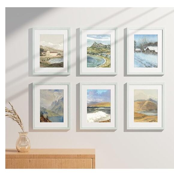 11x14 Picture Frames Set of 9, Shatter Resistant Plexiglass - Picture 2 of 6